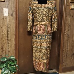 Beautiful tribal print dress by Implusive sz 8 NWOT.  VINTAGE